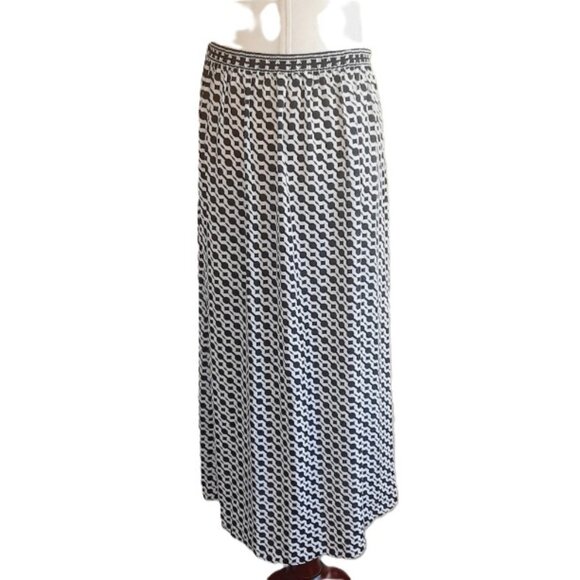 Max Studio Mock Wrap Maxi Pencil Skirt Med - Picture 2 of 11